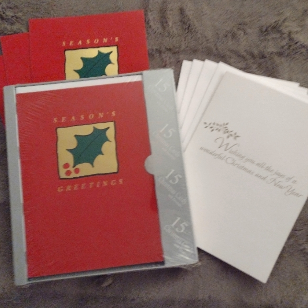 BRAND NEW pack of 15 Christmas Cards + Envelopes + a few extra